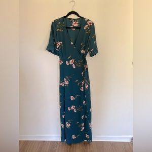 *Lulus Maxi Wrap Dress*